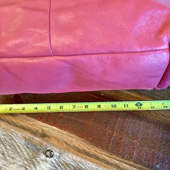 🌺C O A C H shoulder bag Rose Pink leather Great condition !!🌺 - Picture 8 of 16